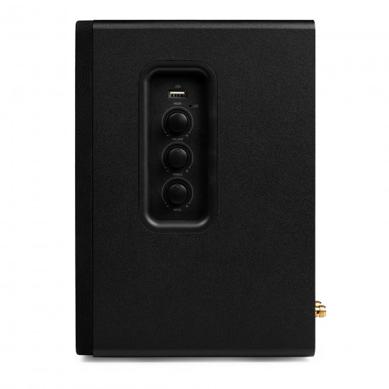 Actieve Bookshelf Speakers 120W – Bluetooth HiFi Speaker Set (Zwart)