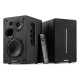 Actieve Bookshelf Speakers 120W – Bluetooth HiFi Speaker Set (Zwart)