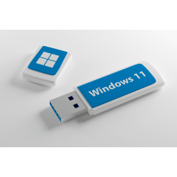 Windows 11 installatie op 64GB USB stick